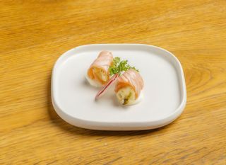 Salmon flower 3 pezzi