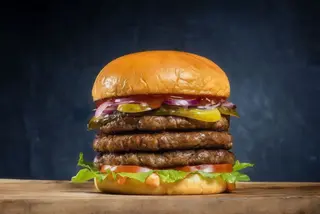 Triplo beef burger