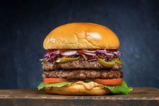 Double beef burger