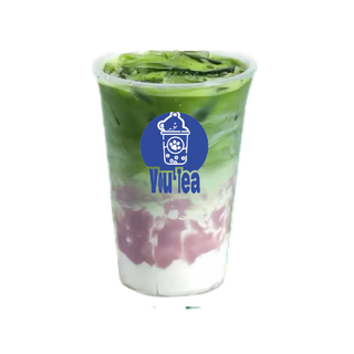 Matcha Taro Milk