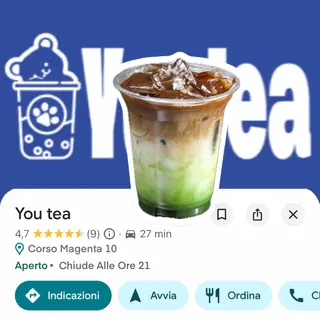 MATCHA ICE LATTE