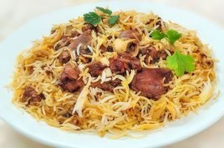 Beef biryani