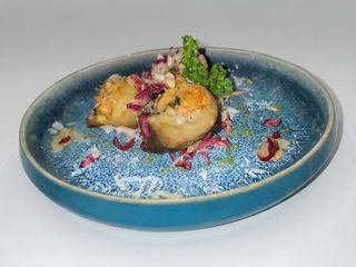 Involtino di melanzane, radicchio e melanzane