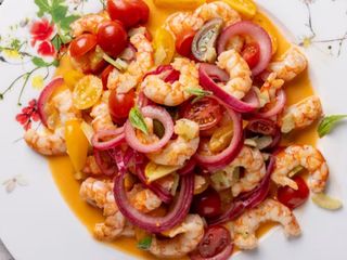 Catalana di gamberi bianchi