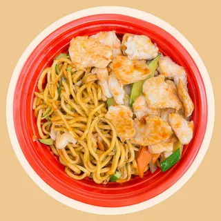Spaghetti con pollo
