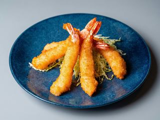 Gamberoni in tempura