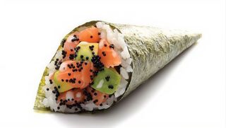 Temaki sake avocado