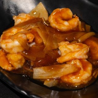 GAMBERO FUNGHI E BAMBU