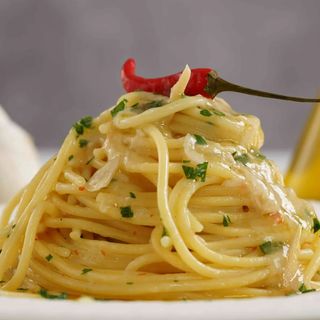 Penne aglio, olio e peperoncino