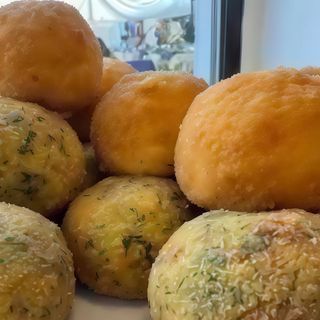 Arancino spinaci e mozzarella