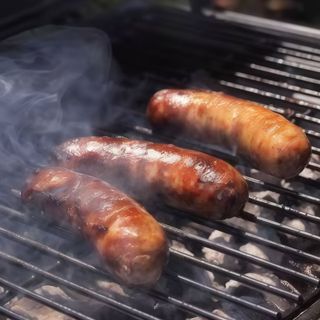 Salsiccia di Nero Casertano alla brace
