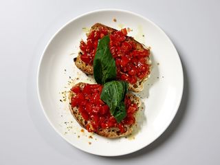 Bruschette con pomodorini