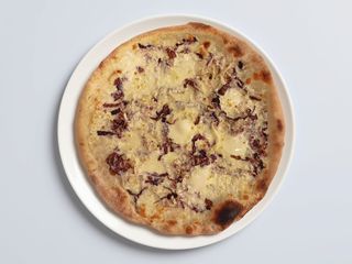 Stracchino e radicchio bianca