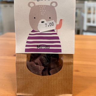 Caramelle mangia o bevi al mirtillo