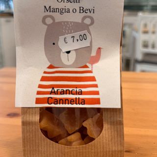 Caramelle mangiano bevi arancia e cannella