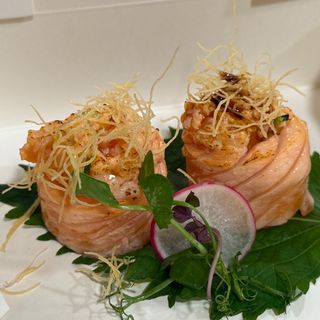 Gunkan Salmone Scottato