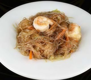 Spaghetti di riso alla marinara