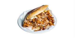 Panino kebab solo carne