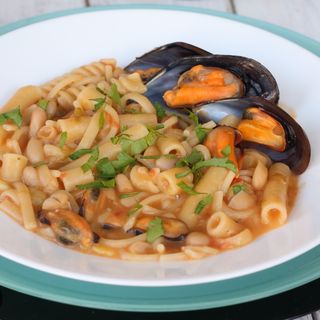 Pasta fagioli e cozze