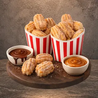 Churros ripieni di nutella