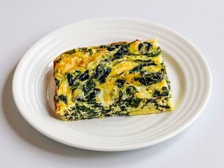 Spinach with egg