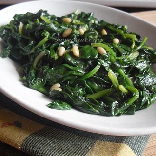 Spinaci aglio e olio