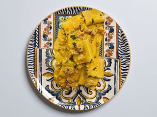 PACCHERI ZUCCA E SALSICCIA