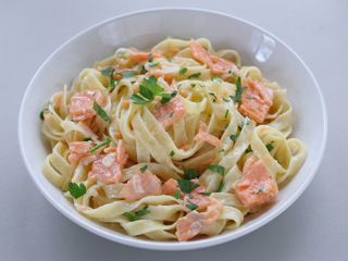 Taglierini panna e salmone
