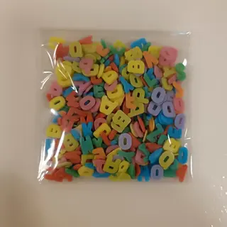 Letterine colorate