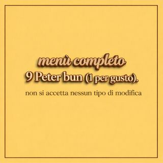9 PETER BUN (1 PER GUSTO)