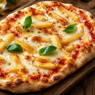 Margherita con patatine