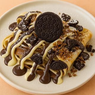 spaghetti dolci oreo