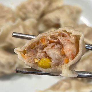 Ravioli Maiale, Gamberi e Mais