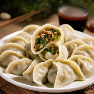 Ravioli Maiale e Erba Cipollina Cinese