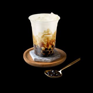 Zucchero bruno con perle/ brown sugar milk