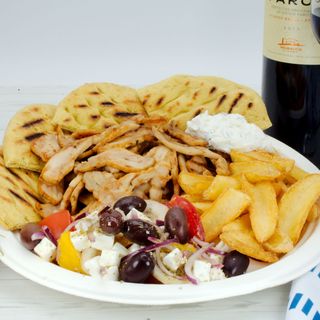 Piatto gyros di maiale