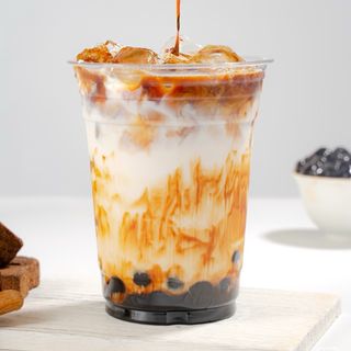 Milk tea al brown sugar e caramello