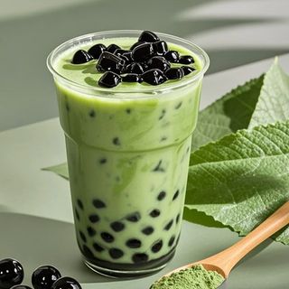 Milk tea al matcha