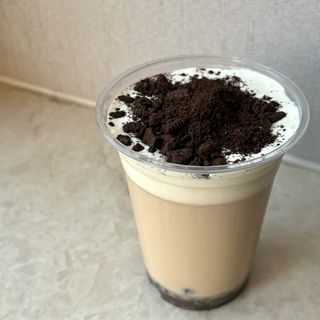Milk tea al Oreo con tapioca