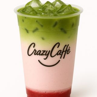 Pink Strawberry Matcha Iced Latte 70 cl