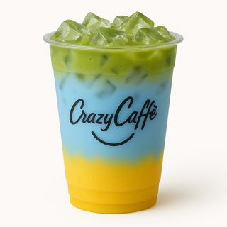 Blue Mango Matcha Iced Latte