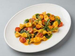 Caramelle in salsa rosa