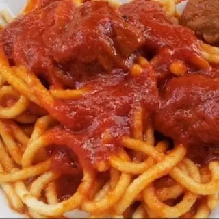 Bigoli al sugo di polpette