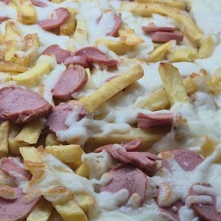 Teglia intera wurstel e patatine