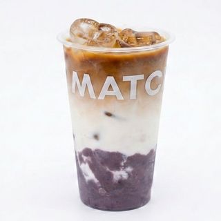 Taro e ube caffee latte