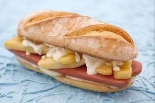 Wurstel e patate panino