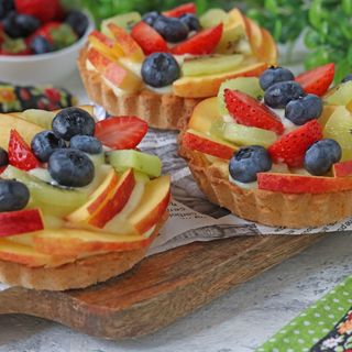 Cestino crema e frutta