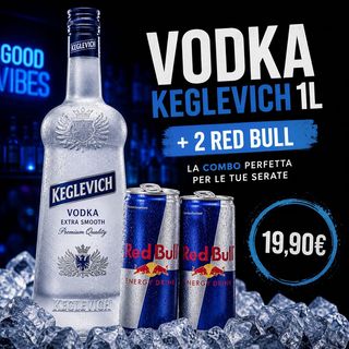 Vodka Redbull combo x2