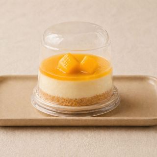 Monoporzione cheesecake mango e passion fruit