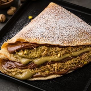 Crepes Pistacchio Dubai e Nutella
